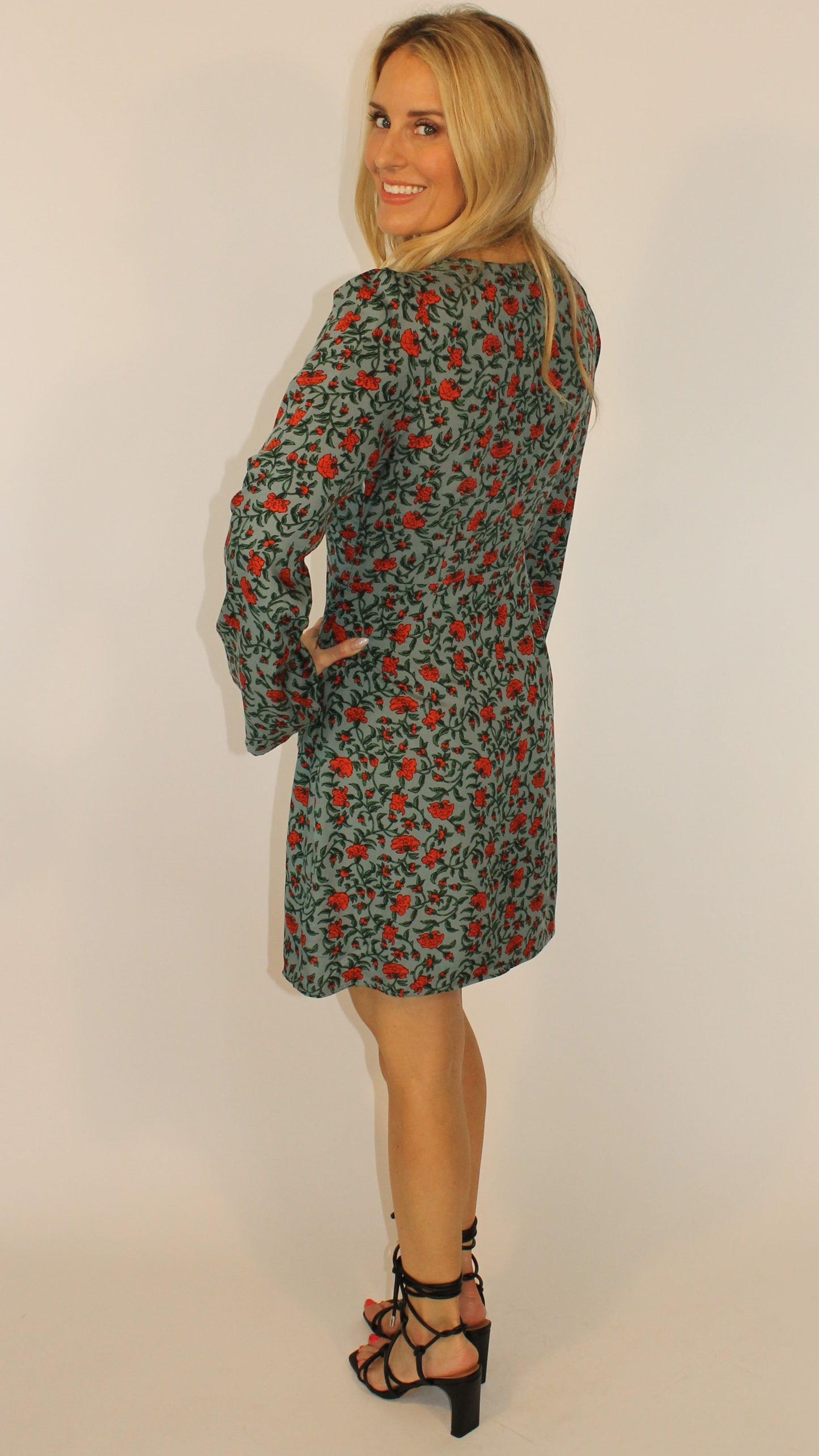 Long Sleeve Floral Dress