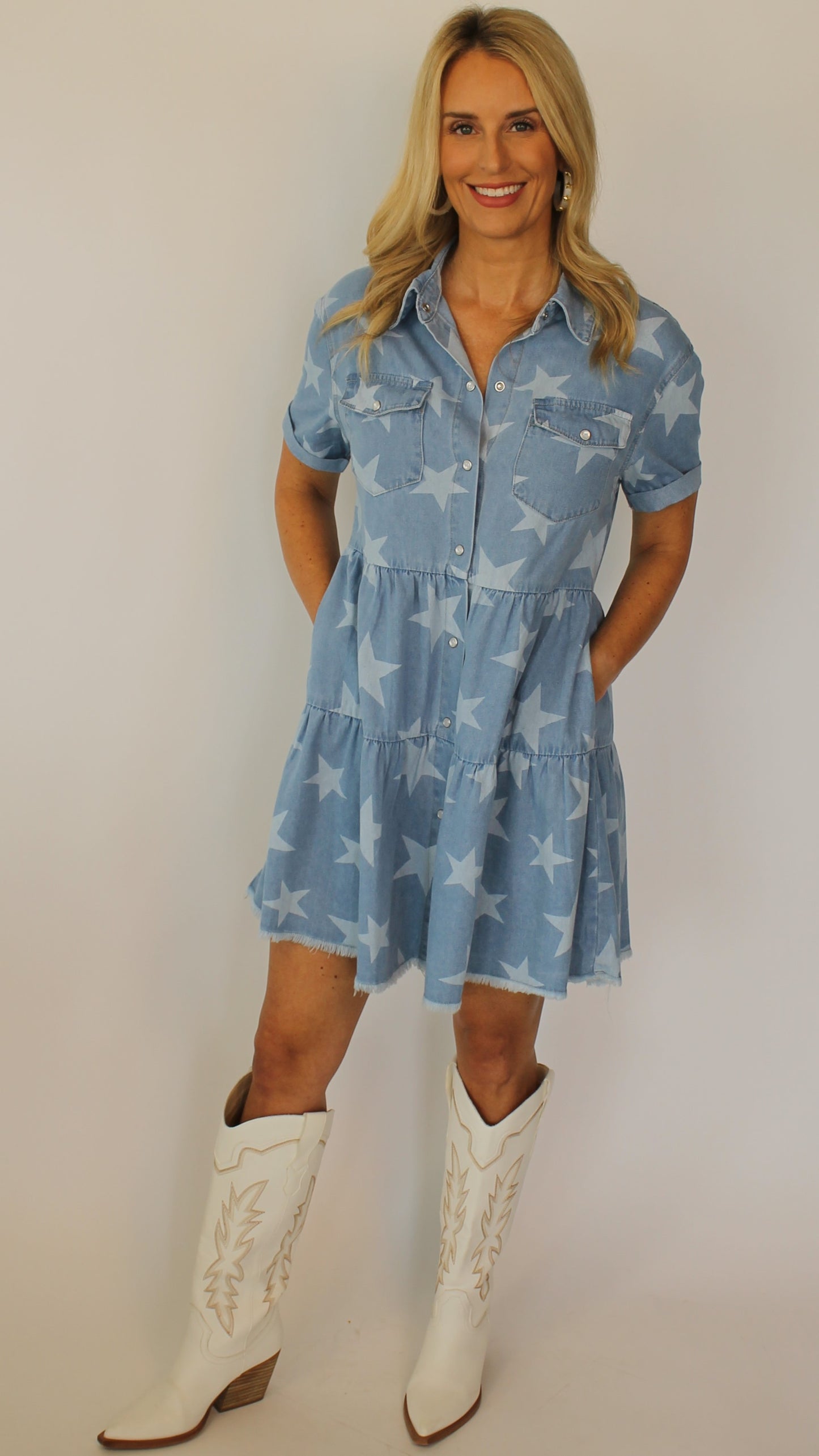 Be a Star Denim Dress