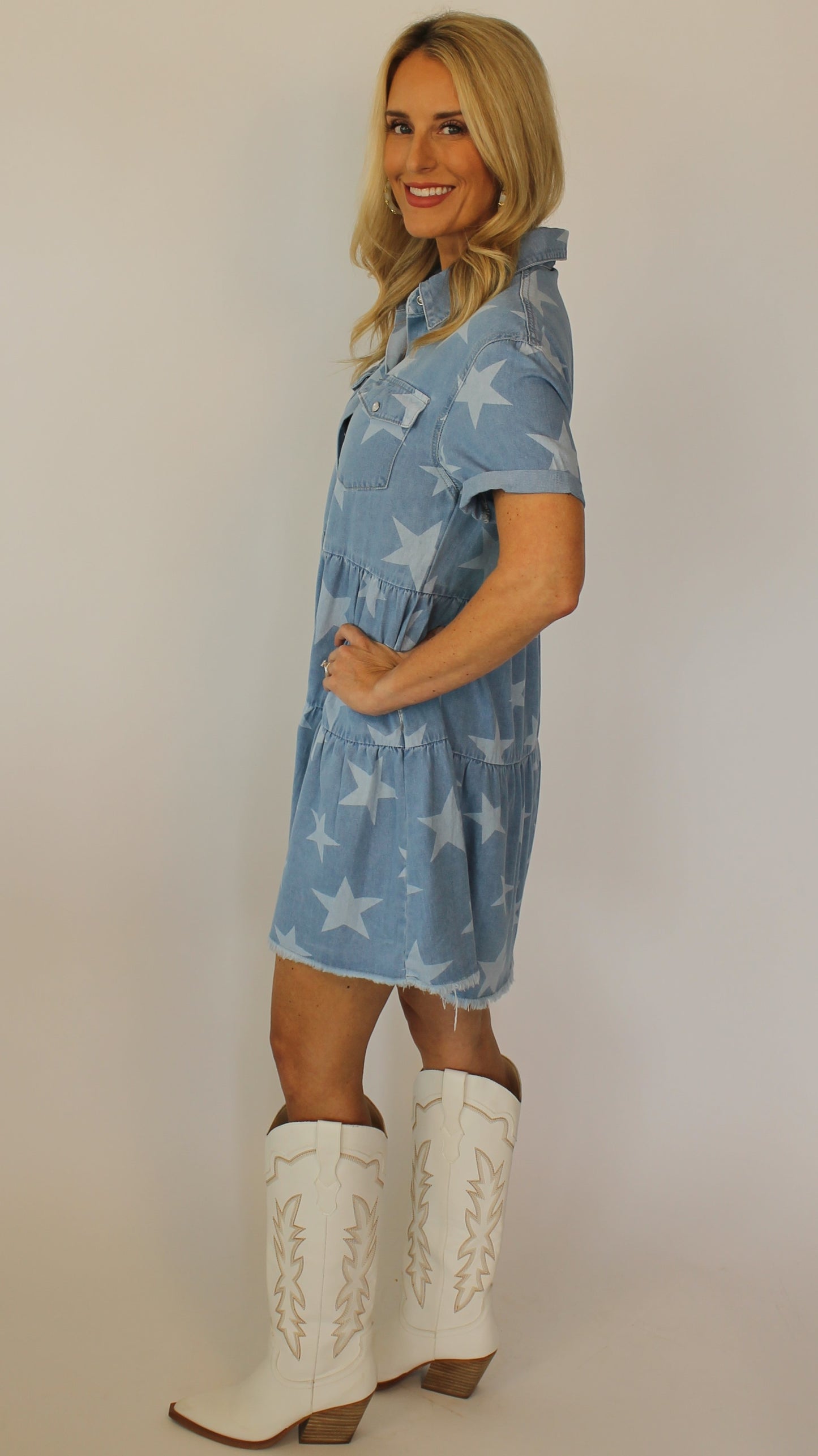 Be a Star Denim Dress