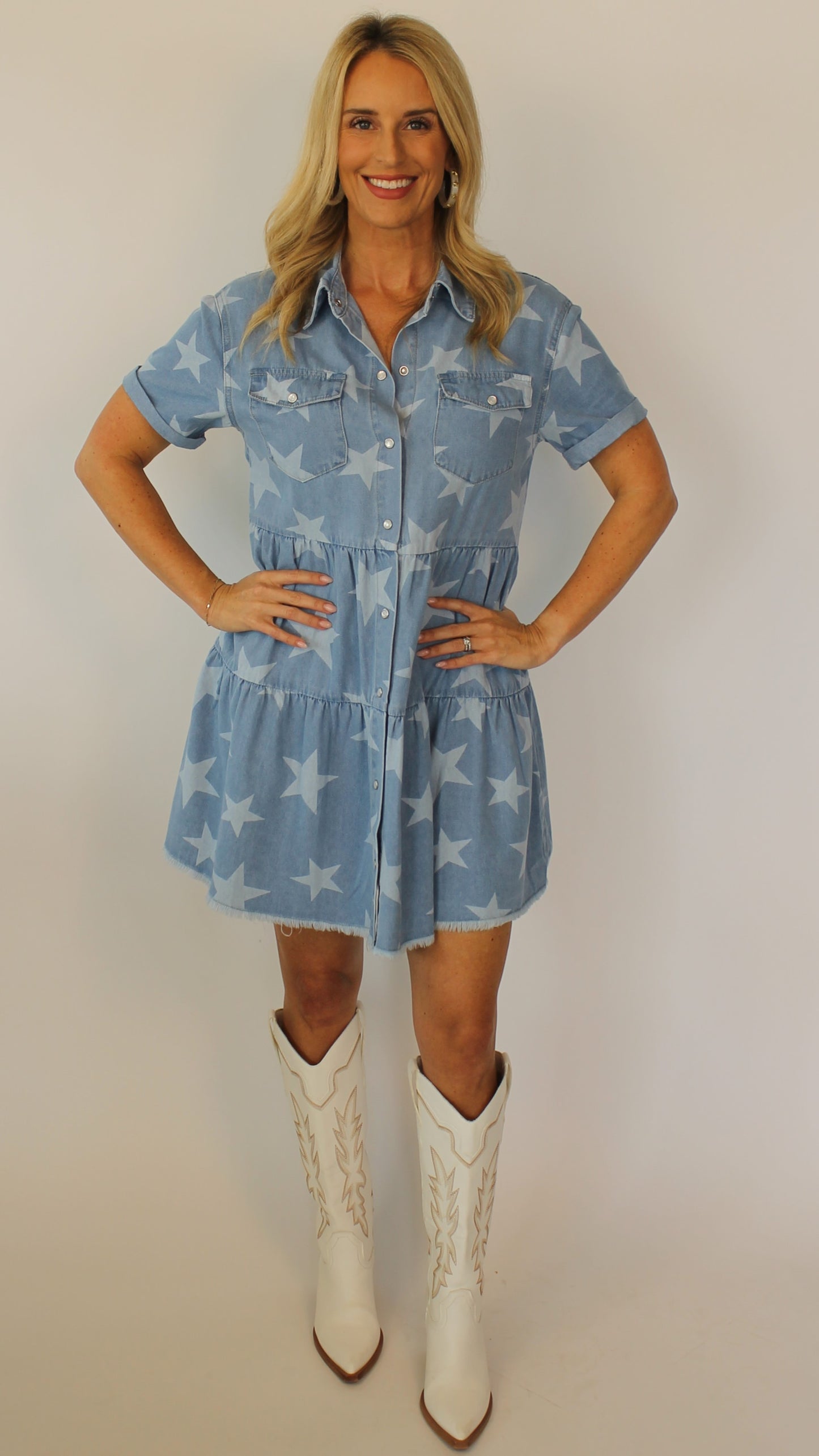 Be a Star Denim Dress