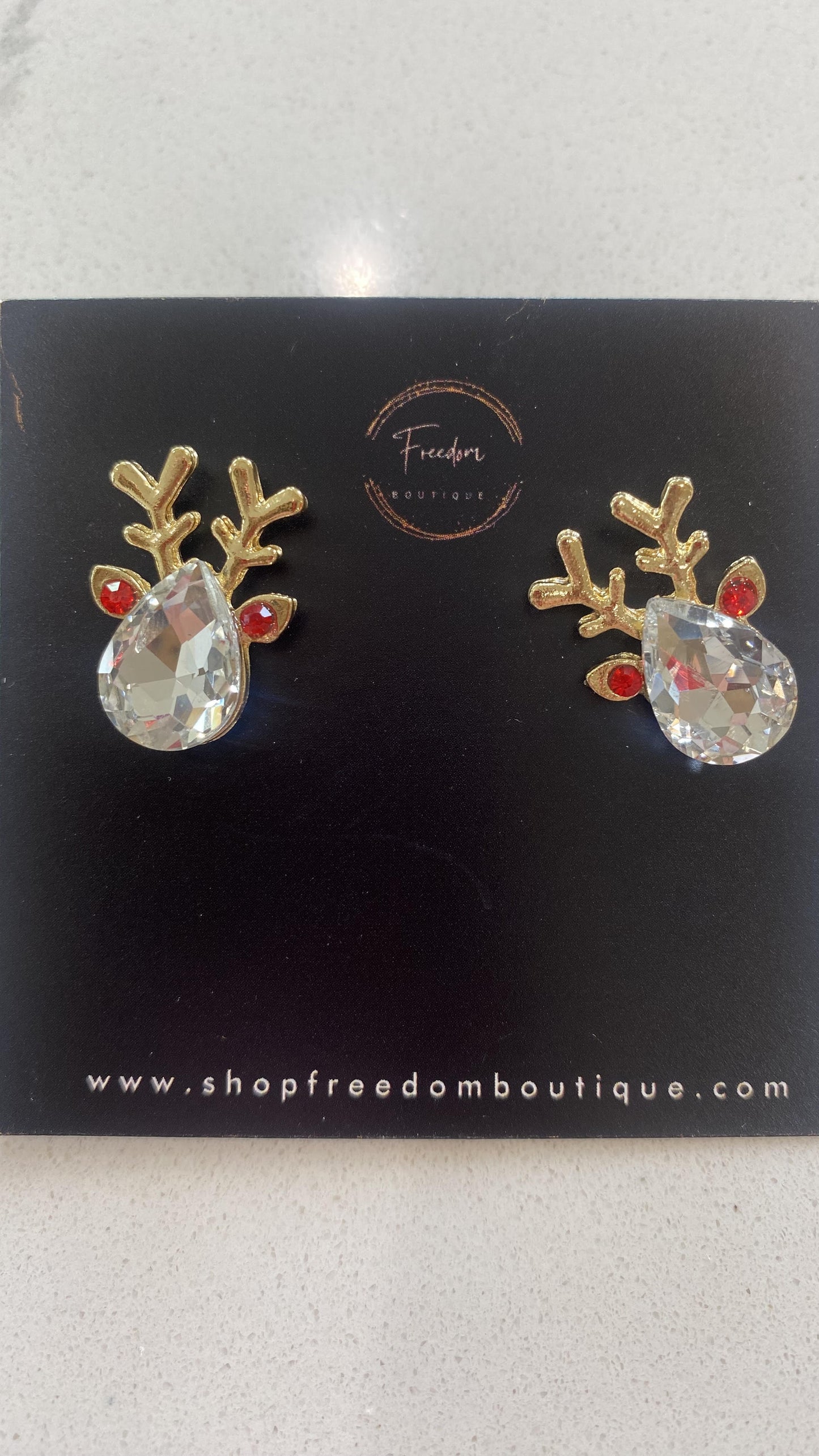 Reindeer Earrings