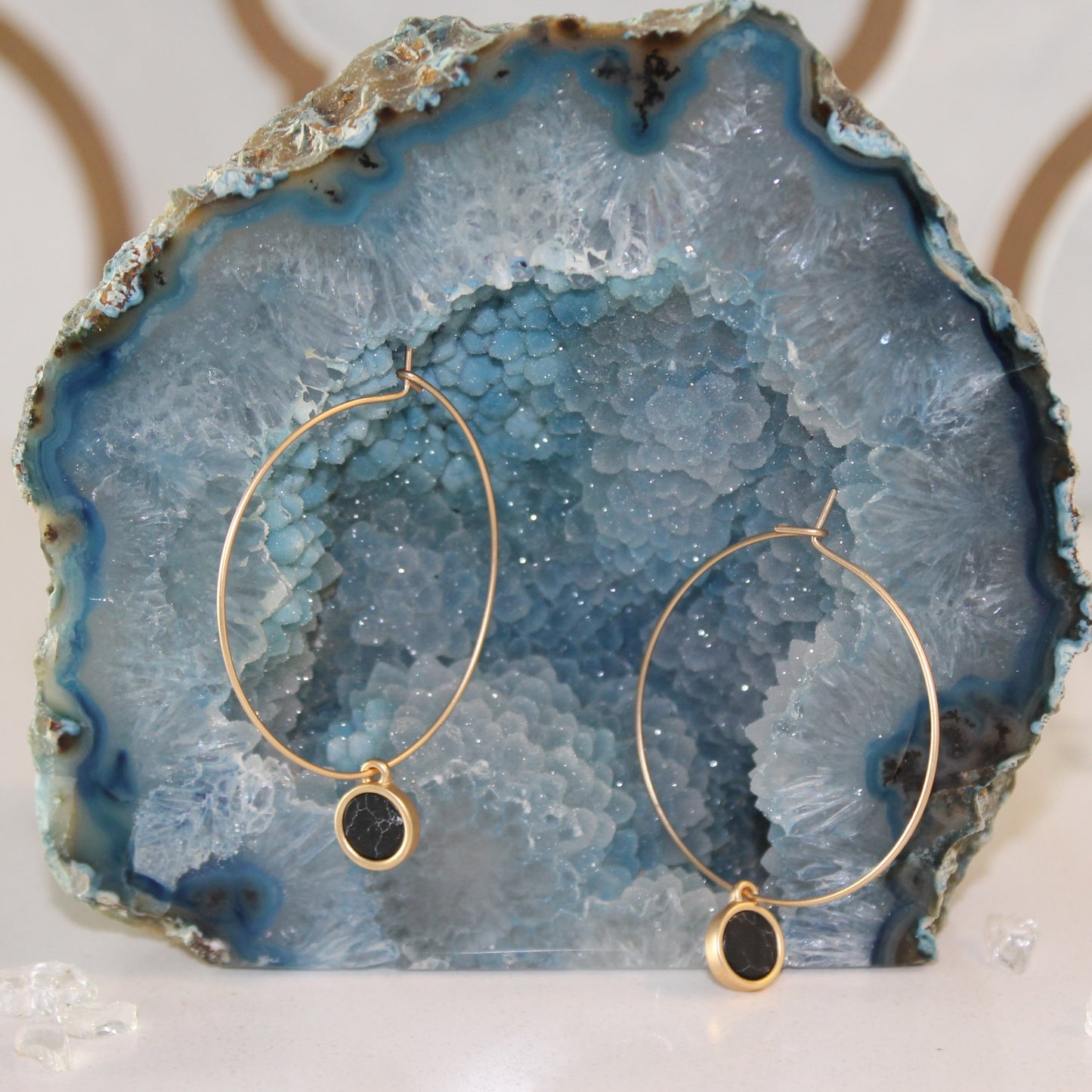 Black Marble Hoops