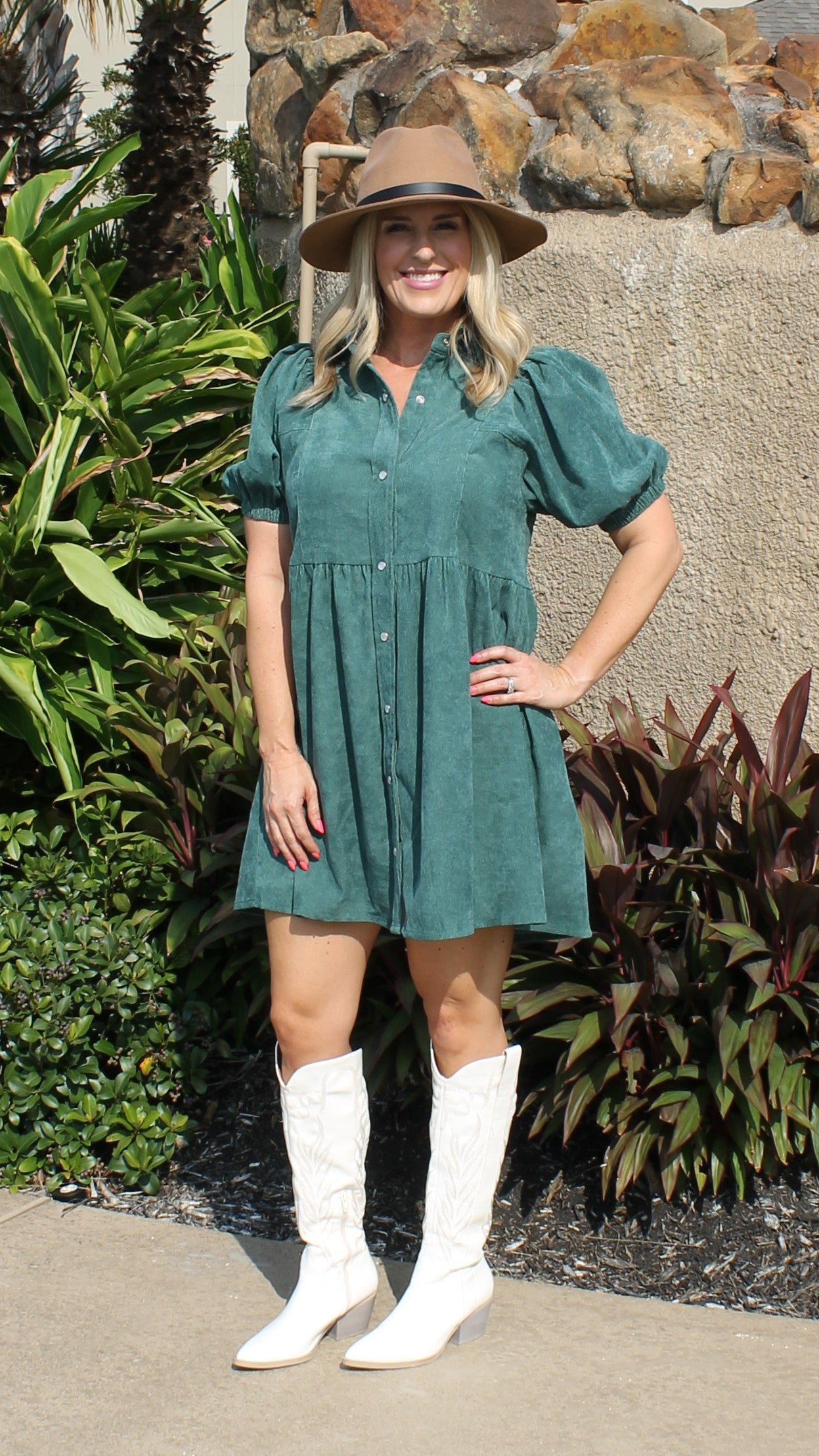 Tree Farm Corduroy Dress