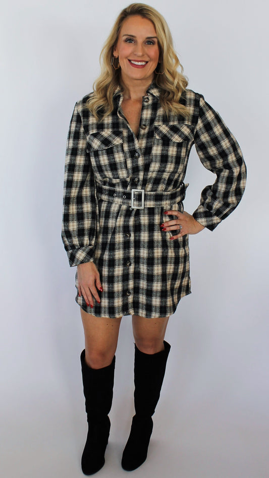 Fall for Plaid Dress