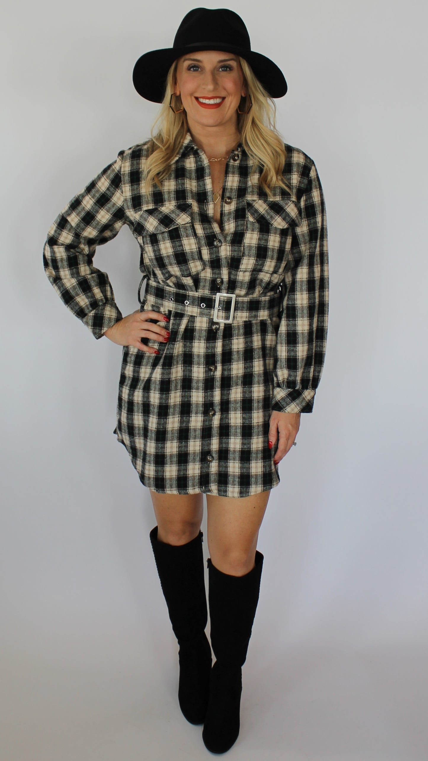 Fall for Plaid Dress